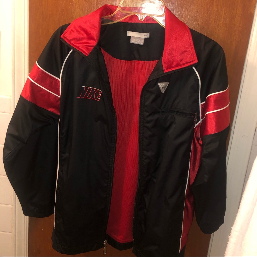 Nike black and red jacket